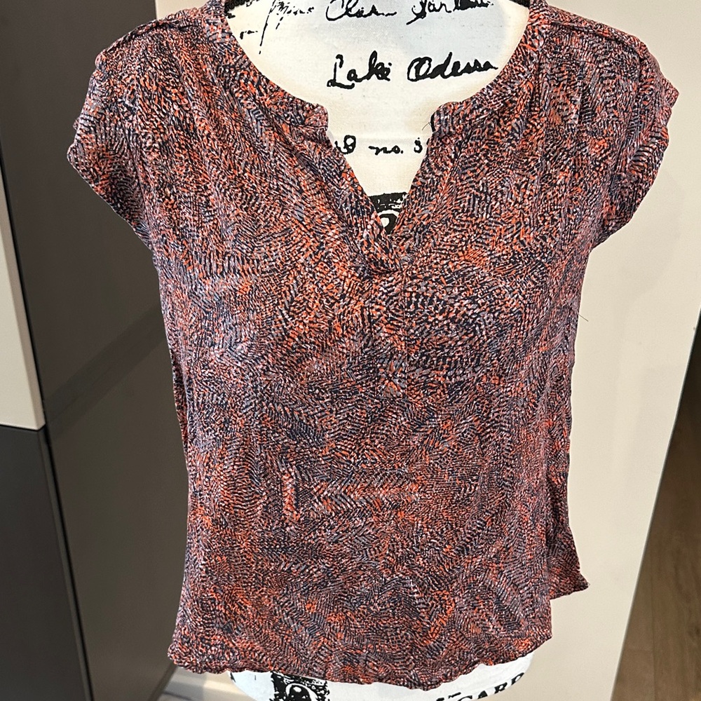 4/$14 Chic Multicolor Patterned Blouse